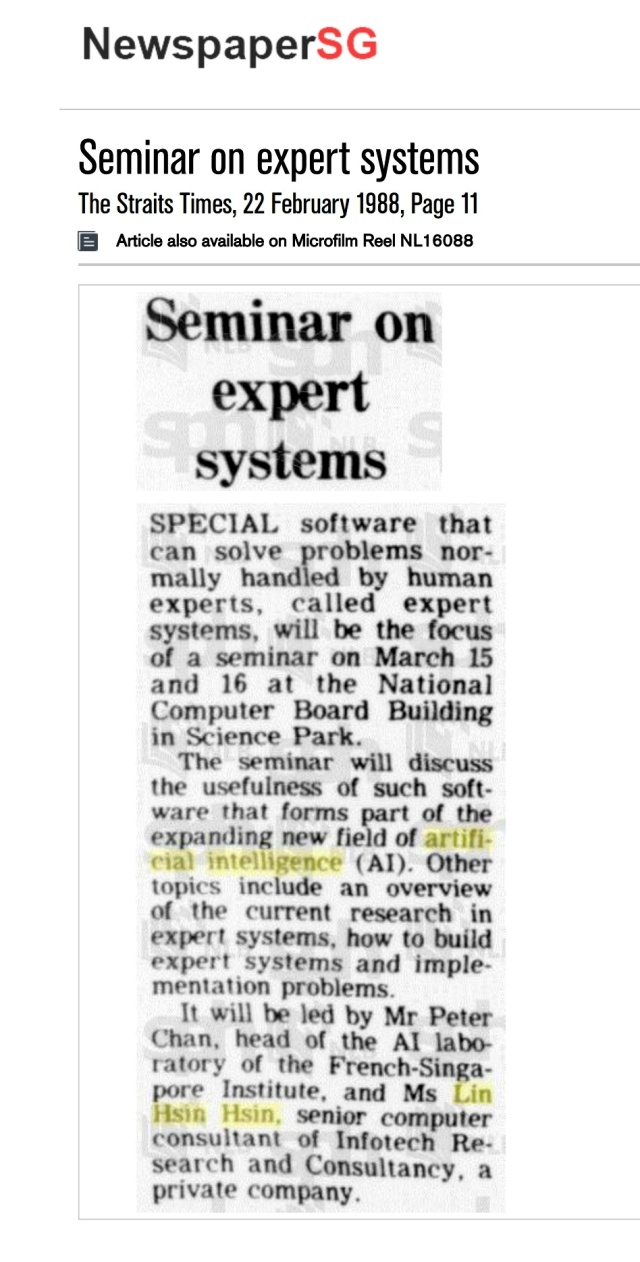 Singapore Straits Times, Feb 22, 1988, Page 11