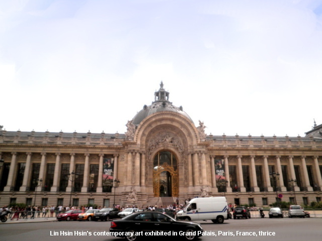 Lin Hsin Hsin's contemporary art exhibited in Grand Palais, Paris, France, thrice